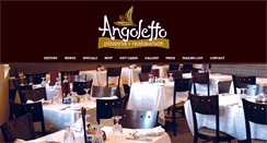 Desktop Screenshot of angolettopizza.com