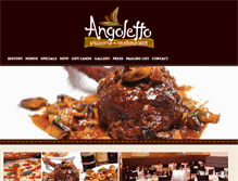Tablet Screenshot of angolettopizza.com